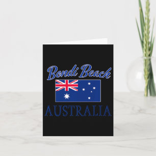 Carte Drapeau Bondi Beach Australie