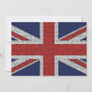 Carte Drapeau britannique en lambeaux