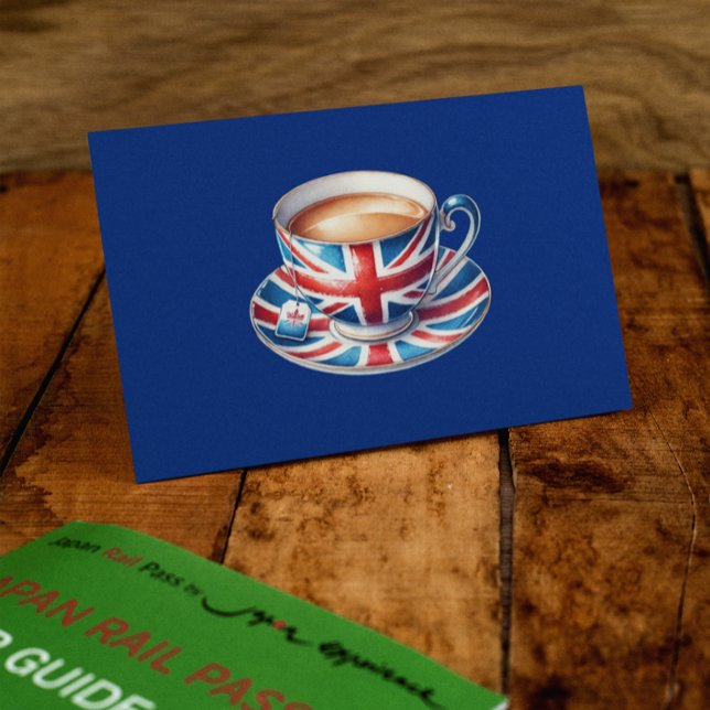Carte Drapeau britannique sur l'anglais Teacup (Créateur téléchargé)