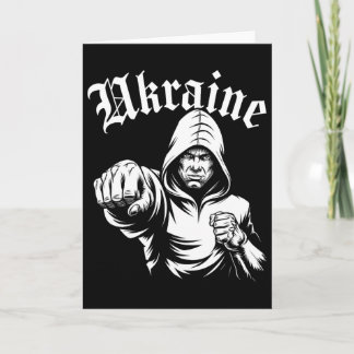 Carte Drapeau cadeau Ukraine Ukraini Kiev Ukrainien Ukra