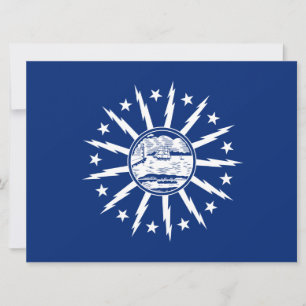 Carte Drapeau de Buffalo (Ville de l'État de New York)