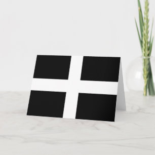 Carte Drapeau de Cornouailles (Cornwall) (Comté d'Anglet