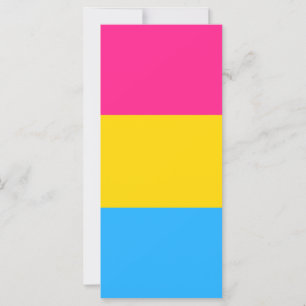 Carte Drapeau de fierté Pansexual LGBTQ