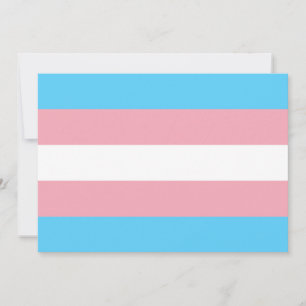 Carte Drapeau de fierté transgenre