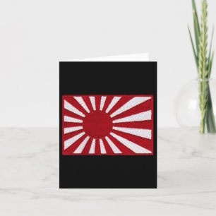 Carte Drapeau de guerre 2ème guerre mondiale Japon Flag