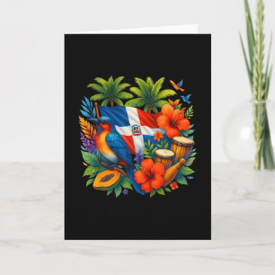 Carte Drapeau de la République dominicaine Vacances Voya
