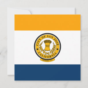 Carte Drapeau de la ville de San José (Californie)