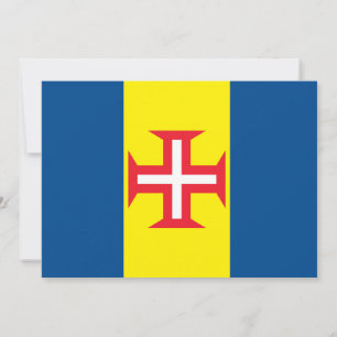 Carte Drapeau de Madère