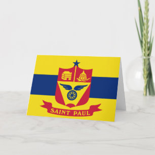 Carte Drapeau de Saint Paul (Minnesota)