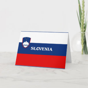Carte Drapeau de Slovénie