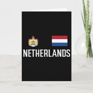 Carte Drapeau des Pays-Bas Footbyll Fan de football Homm