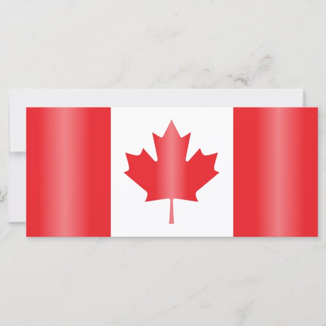 Carte Drapeau du Canada (Devant)