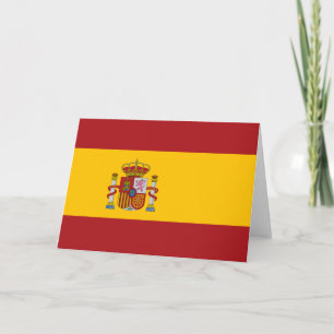Carte drapeau Espagne