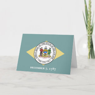 Carte Drapeau et sceau du Delaware, Delaware
