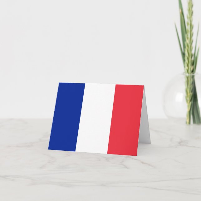Carte Drapeau français (Devant)