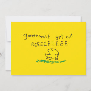 Carte Drapeau Gadsden Gouvernement dehors REE SNEKDROITE