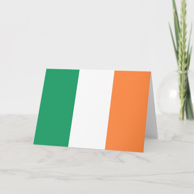 Carte Drapeau irlandais (Devant)