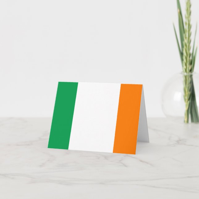 Carte Drapeau irlandais (Devant)