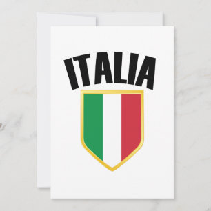 Carte Drapeau Italia Crest Italie