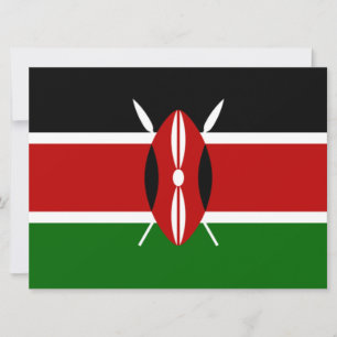 Carte Drapeau kényan (Kenya)