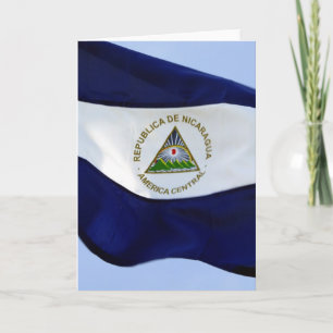 Carte drapeau nicaraguayen