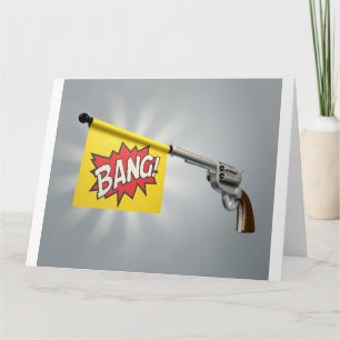 Carte Drapeau Pistol Bang