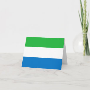 Carte Drapeau Sierra Leone