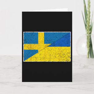 Carte Drapeau Suède Ukraine Nationalité suédoise ukraini