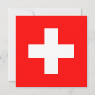 Carte Drapeau suisse (Suisse)