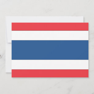 Carte Drapeau Thaïlande