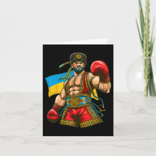 Carte Drapeau Ukraine Boxer Ukraine