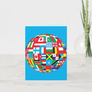 CARTE DRAPEAUX DU MONDE