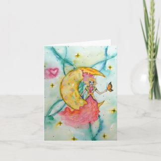 Carte Dream a little dream notecard