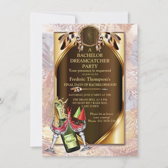 Carte Dream Catcher Bachelor (Devant)