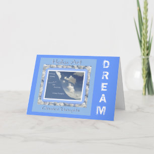 Carte Dream Customizable Haiku Greeting Card