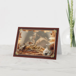 Carte Dream Of You Greeting Card Native American