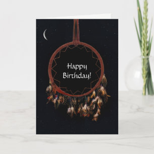 Carte Dreamcatcher Bohemian Joyeux Anniversaire 