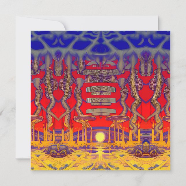 Carte Dreamland psychédélique (Devant)