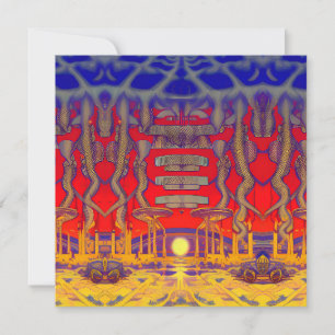 Carte Dreamland psychédélique