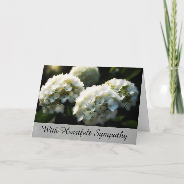 Carte *~* Dreamy Hydrangia TV2 Sympathy Love Light (Devant)