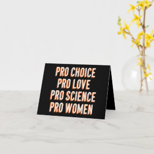Carte Droits des femmes pro-choix Féministe Patriarcat L