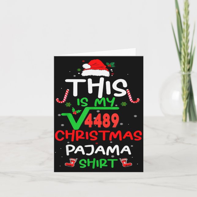 Carte Drôle 67 Mème Racine Carrée 4489 Argot Prof De Mat (Devant)