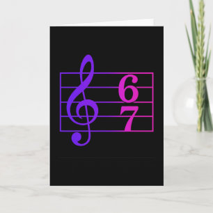 Carte Drôle 67 Musique Mème Argot Prof de Musique Humour