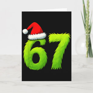 Carte Drôle 67 Noël Six Sept Memes 6 7 Adolescents Garço