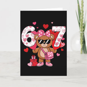Carte Drôle 67 Saint Valentin 6 7 Six Sept Mème Enfants 