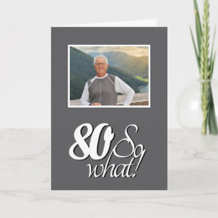 Carte Drôle 80 alors Quel 80e anniversaire photo