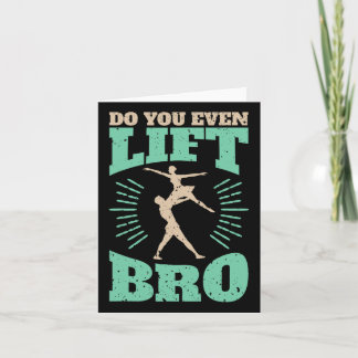 Carte Drôle Aimeriez-Vous Même Soulever Bro Cool Dancin