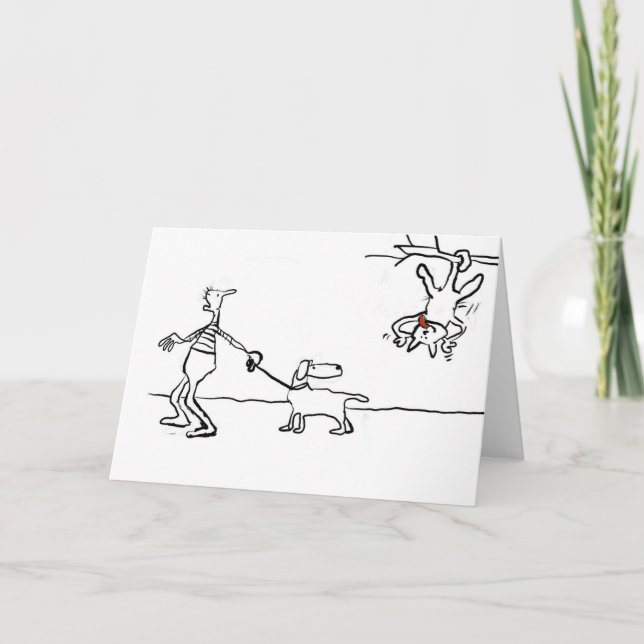 carte drôle avec animaux (Devant)