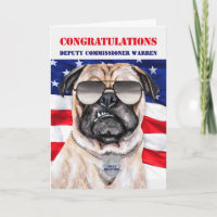 Drôle Carlin Dog Police Département Promotion