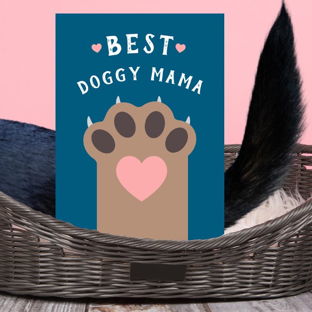 Carte Drôle Chien Maman Joyeux Chien Fête des Mères (Créateur téléchargé)
